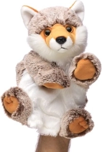 Burattino da mano in peluche Volpe eco-friendly