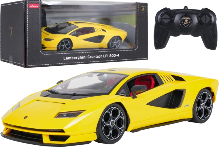 Auto RC Lamborghini Countach LPI 800-4 Rastar 1:16 gialla