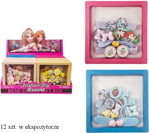 Set di bellezza – accessori colorati per capelli per ragazze