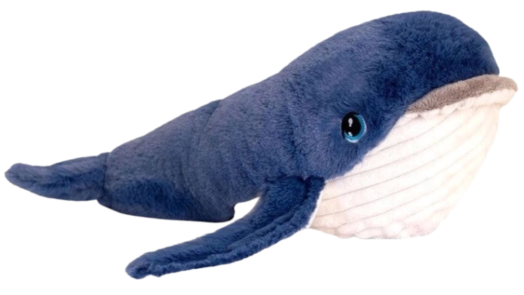 Balena di peluche Keeleco 25 cm