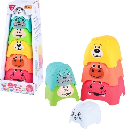 PlayGo torre degli animali – giocattolo in plastica per bambini dai 3 anni