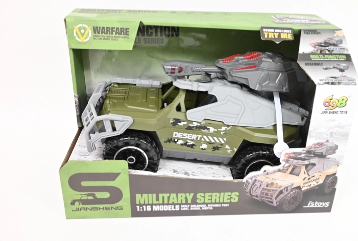 Macchinina militare con luci e suoni