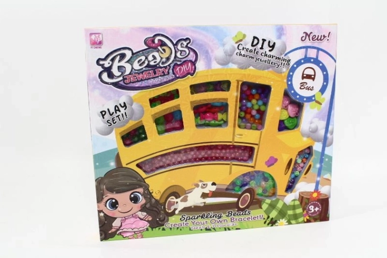 Kit creativo di perline per realizzare braccialetti