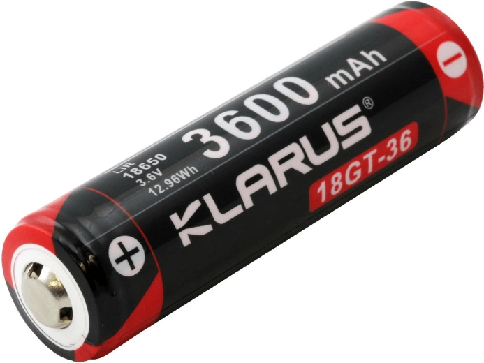 Batteria ricaricabile Li‑Ion 18650 3,6 V 3600 mAh KLARUS