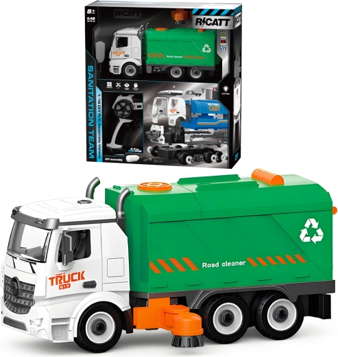 Kit RC camion della spazzatura 1:18, 54 pezzi