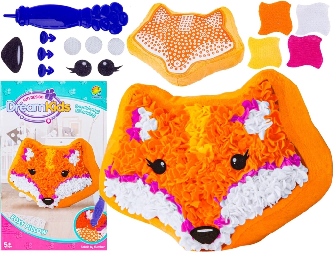 Kit creativo DreamKids per realizzare un cuscino a forma di volpe - 1 pezzo
