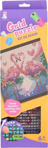 Mosaico di perline fenicotteri 31 × 32,5 cm