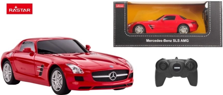 Mercedes‑Benz SLS AMG auto R/C 1:24 di Rastar