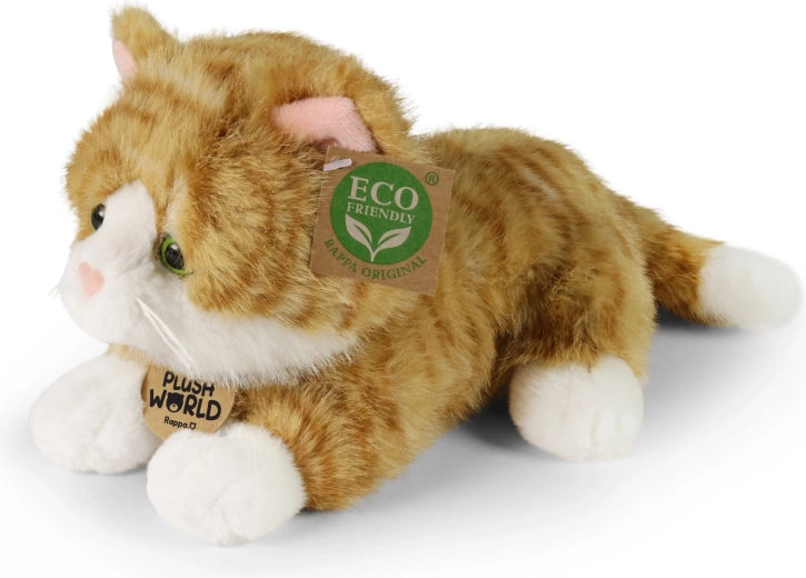 Gatto di peluche rosso fulvo 22 cm Eco-friendly Plush World
