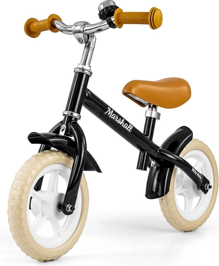 Bici senza pedali per bambini Milly Mally Marshall nera