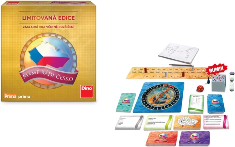 Amiamo la Cecoslovacchia – edizione limitata, gioco da tavolo per famiglie e feste