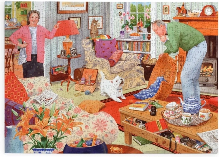 House of Puzzles Dove sono i miei occhiali? puzzle con 500 pezzi grandi