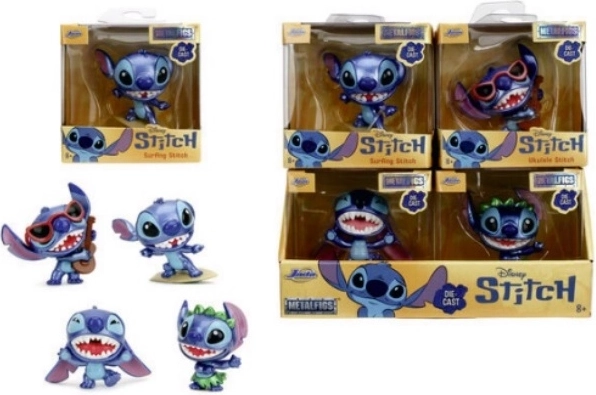Jada Toys statuetta da collezione in metallo Stitch 6,5 cm