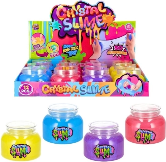 Slime cristallino in bicchierino di plastica - 1 pezzo