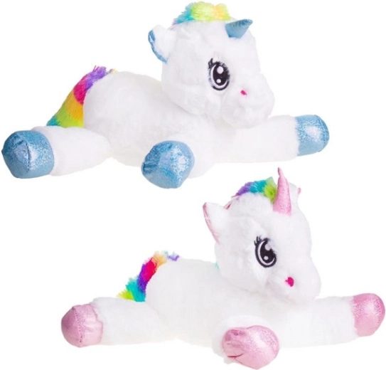 Grande peluche a forma di unicorno