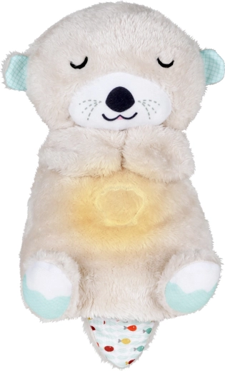 Peluche respirante con musica Chipolino Lontra Biscuit