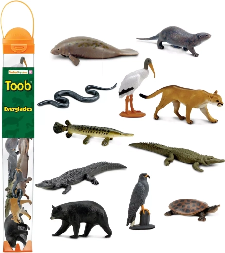Safari Ltd. tubo Everglades – mini figurine di animali