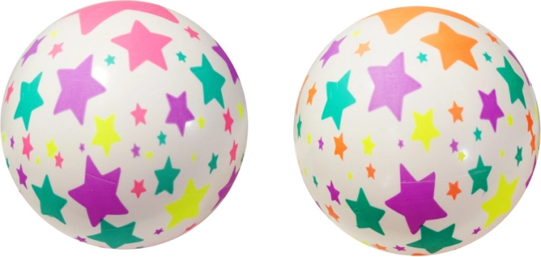Palla di gomma con stelline per bambini