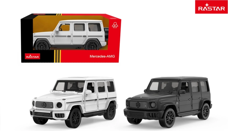 Macchinina in metallo Rastar Mercedes AMG G63 1:43 nera