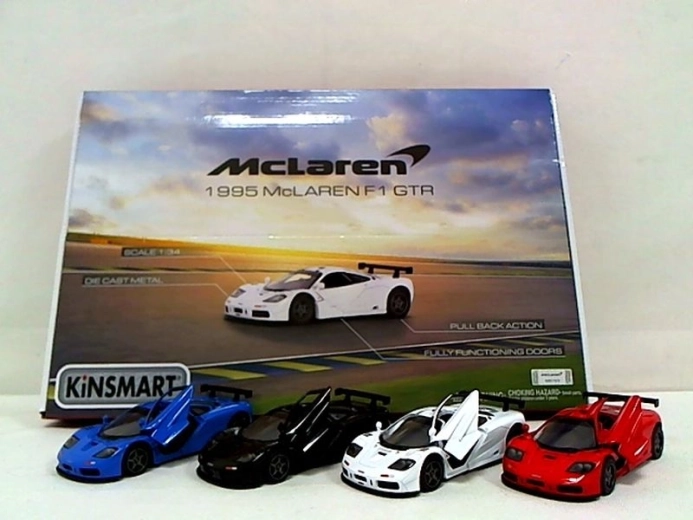Auto McLaren F1 GTR 1995 a retrocarica, 4x4, 1:34 - 1 pezzo