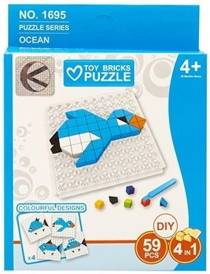 Puzzle componibile animali marini 59 pezzi - 1 pezzo