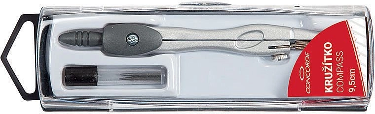 Compasso in metallo CONCORDE con mine di ricambio