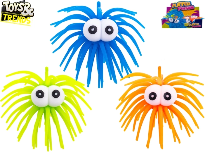 Pallina antistress elastica con grandi occhi Toys & Trends 4 cm