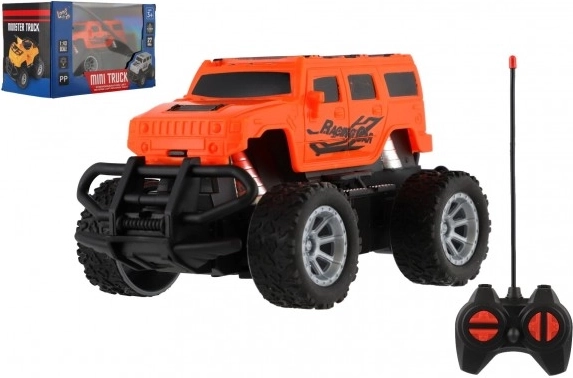 RC mini truck 1:43 a radiocomando con luci – Arancione