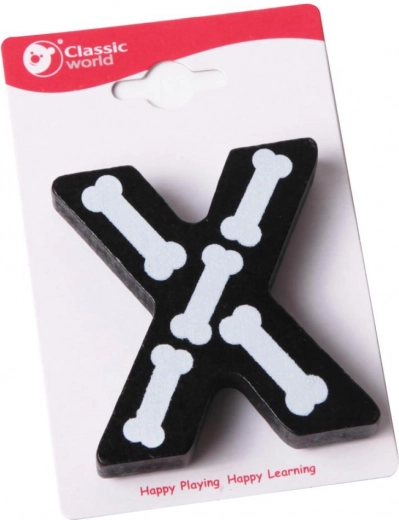 Classic World Lettera di legno X