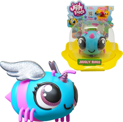 Ape interattiva blu JIGGLY BUGS EOLO