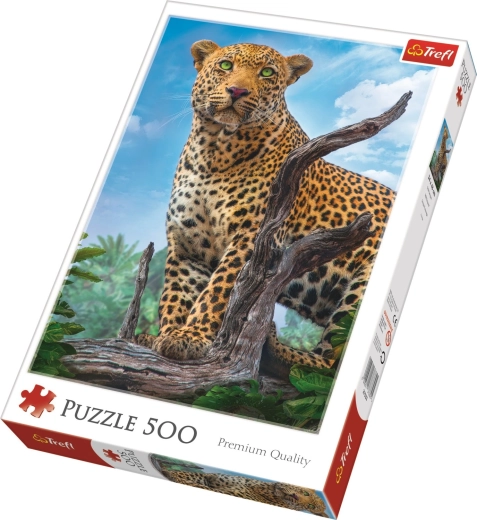 Puzzle 500 pezzi - Leopardo selvatico
