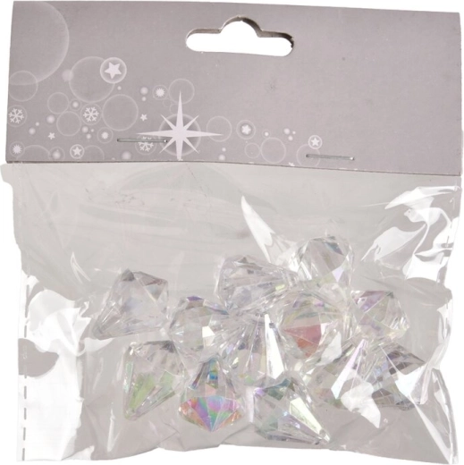 Sassolini in plastica UH color argento (12 pz)