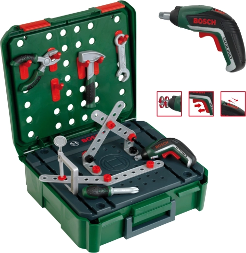 Klein Bosch Mini officina portatile con avvitatore a batteria IXOLINO II