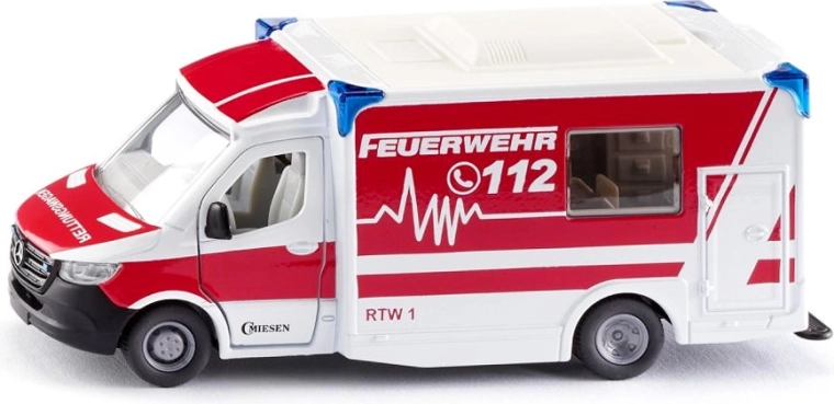 Siku ambulanza MERCEDES-BENZ Sprinter tipo C con luce e sirena