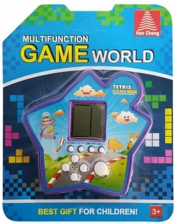 Gioco elettronico portatile Tetris stella viola