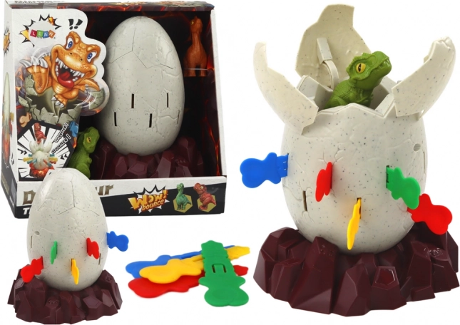 Gioco dell'uovo saltante del dinosauro