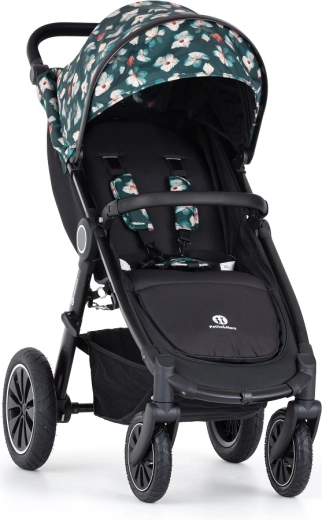 Petite&Mars passeggino sportivo Street+ Air nero limited flowers