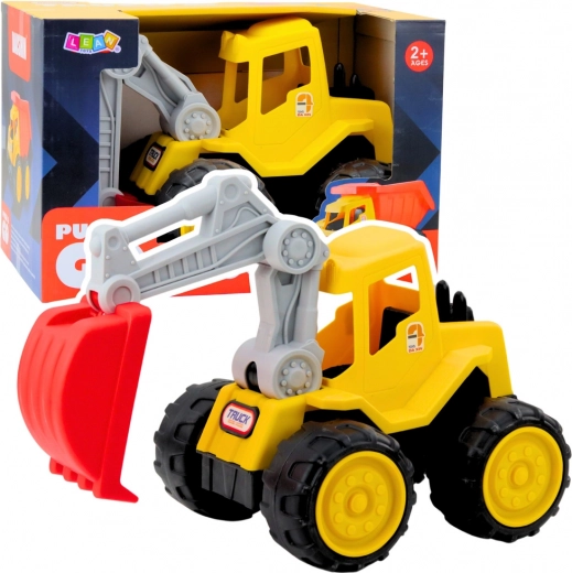 Escavatore giallo per la sabbia per bambini