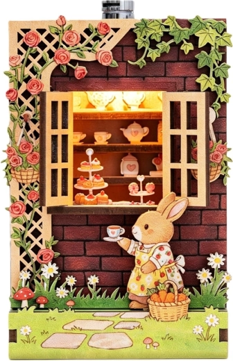 2Kids Toys puzzle 3D in legno fai-da-te magnete Pasticceria della Coniglietta