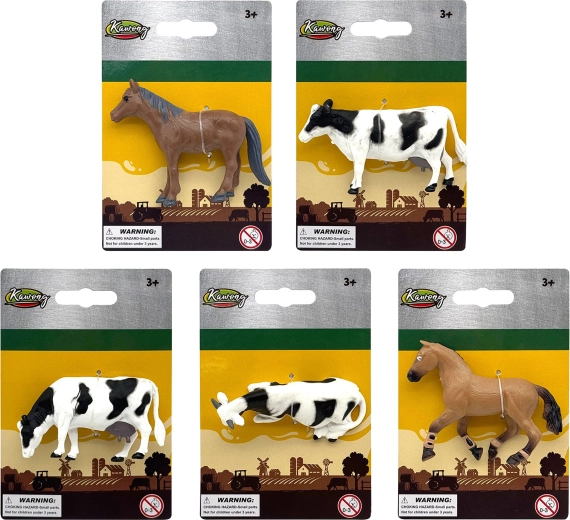 Animali della fattoria – mini figurine da collezione