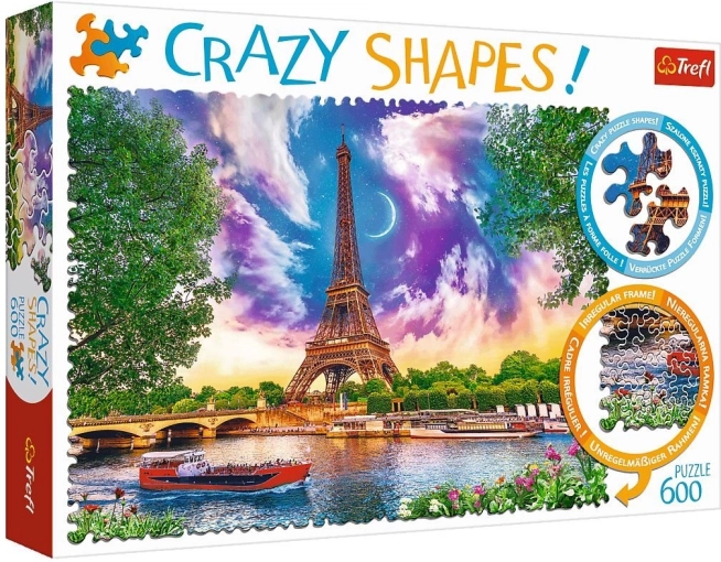 Puzzle 600 Crazy Shapes - Cielo sopra Parigi
