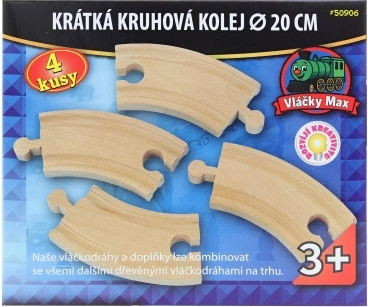 Vláčky Max binari curvi corti - 4 pezzi