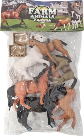 Animali – cavalli, set di miniature