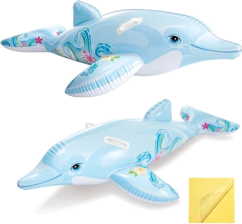 Delfino gonfiabile per cavalcare in acqua Intex 175 × 66 cm