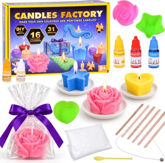 Kit creativo per realizzare candele profumate Candles Factory
