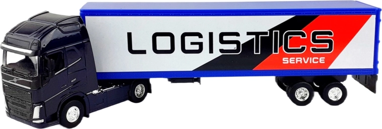 Camion in metallo con rimorchio VOLVO 1:64 Welly