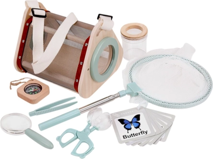 Set in legno KABI per catturare e osservare gli insetti per bambini 3+