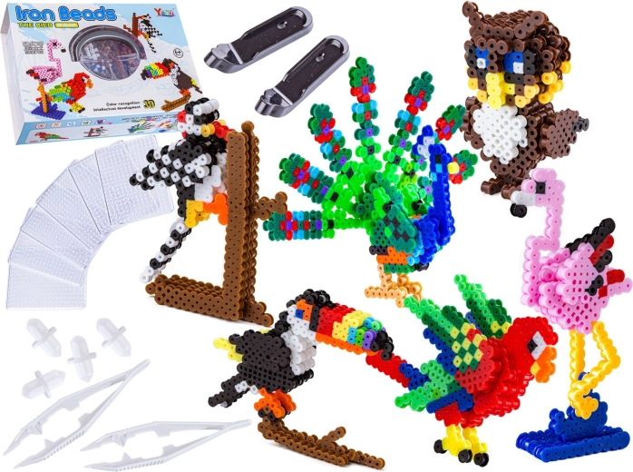 Perline da stirare 3D – uccelli, set da 3000 pz
