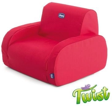 Poltroncina per bambini Chicco Twist rossa