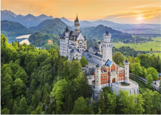 Puzzle Neuschwanstein Primaverile 1000 pezzi